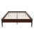 15 Inch High Full Size Solid Dry Bamboo Wood Platform Bed Frame, with Wood Slat Metal Support, Modern & Minimalist Style, No Box Spring Needed, Easy Assembly-2115578489-2115578488