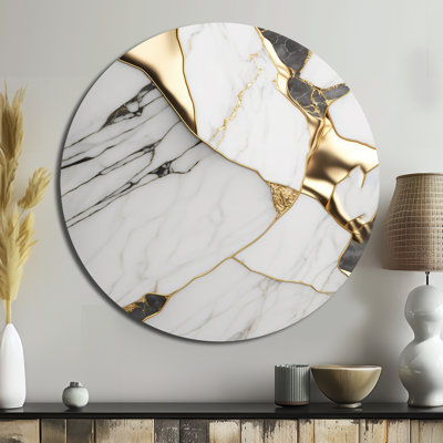 Brezina - Abstract Round Metal Art
