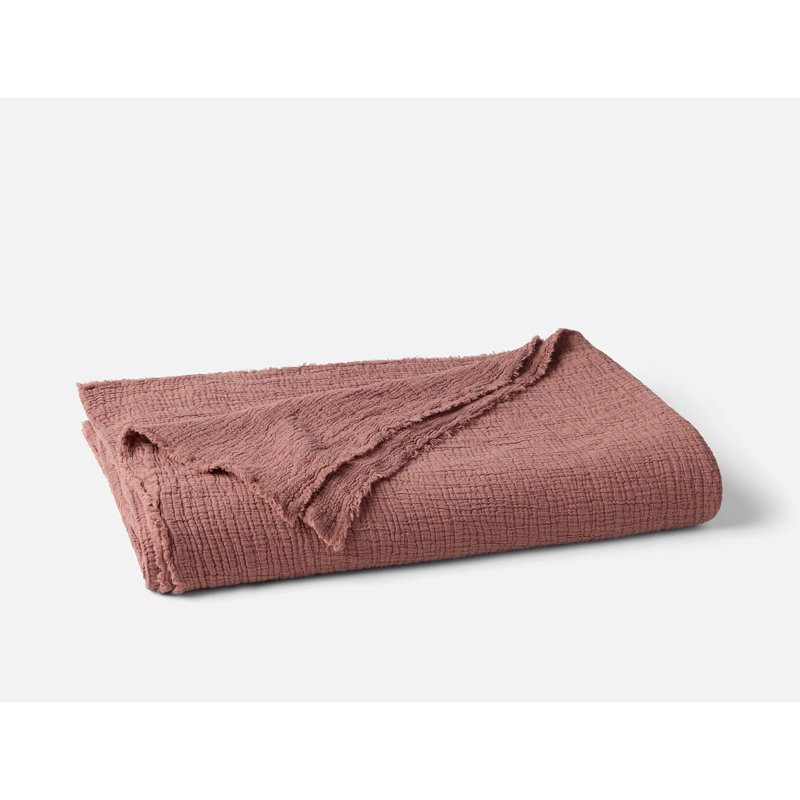 Topanga Matelasse Blanket, Throw, Plum Blossom