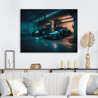 Hybrid Power In Undergroung Garage " Hybrid Power In Undergroung Garage "