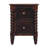 Spindle Winewood Nightstand