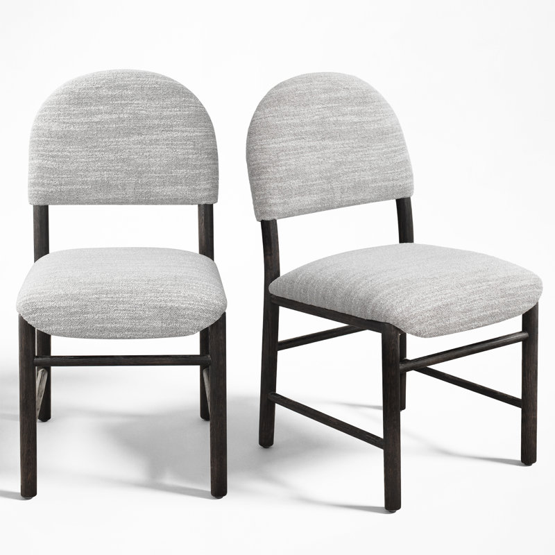 Chaise de salle à manger rembourrée (ensemble de 2)