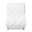 Chaise longue sans accoudoirs capitonnée Millo-20239611