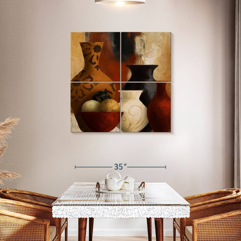 Senne Moroccan Vessels, 38" H x 38" W