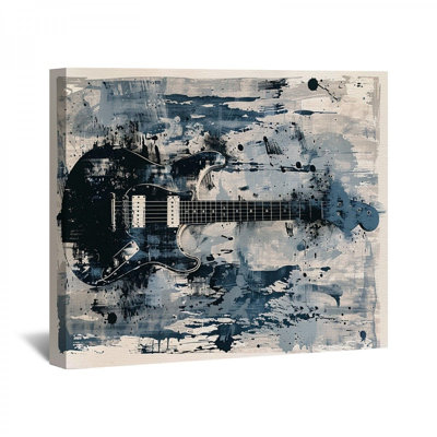 Guitare sur toile