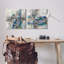 «Abstract Collage Chaotic Brush Strokes», ensemble de 2 toiles murales par Susan Jill-825456584