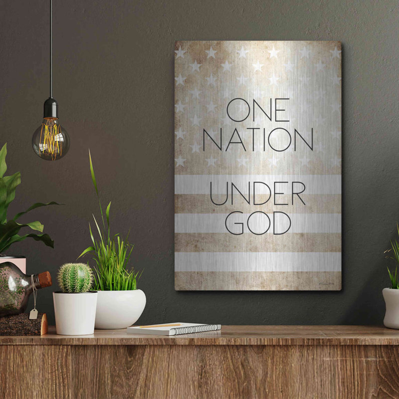 «One Nation Under God» par Susan Ball, H 16 po x l 12 po