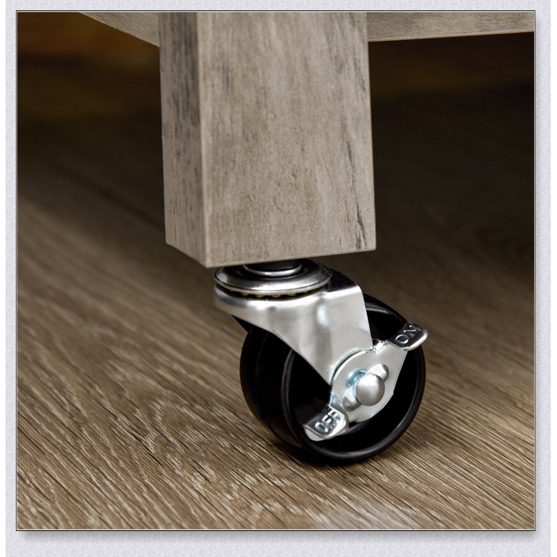 Chariot de cuisine roulant avec comptoir en acier inoxydable et rangement spacieux, parfait pour les cuisines modernes et l'organisation efficace.