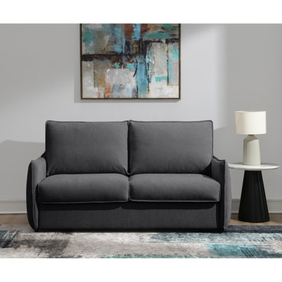 Jinn Beige Chenille Sofa w/Sleeper (Full, mattress included)