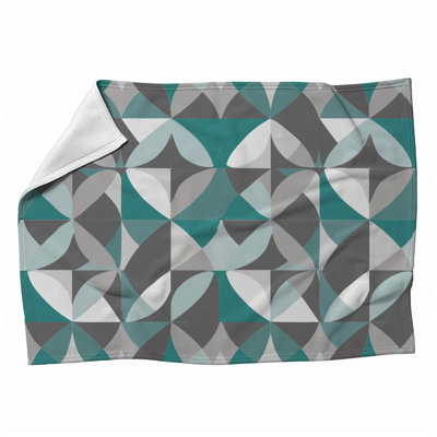 Optical Artwork Bathroom Machine Printed Throw Blanket