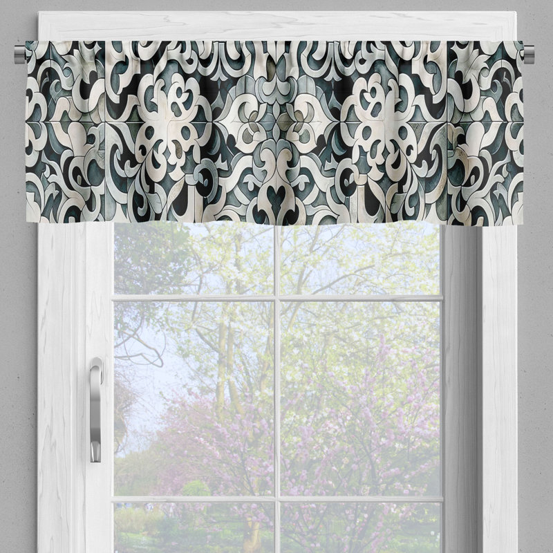 Tailored Window Valance, 54" W x 18" L