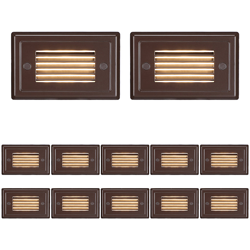 LED Metal Step Light Wall Surface Mount for Stair Deck Walkway