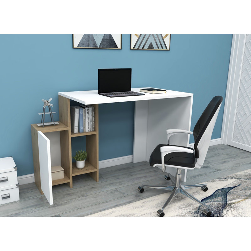 Bureau Harbans, Blanc/chêne