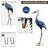 Jovanta Crane Metal Garden Statue