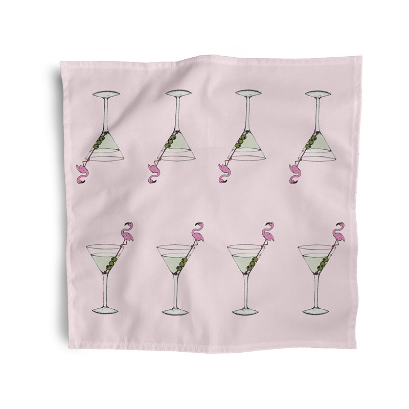 Connellsville Polyester Square Napkin, Pink