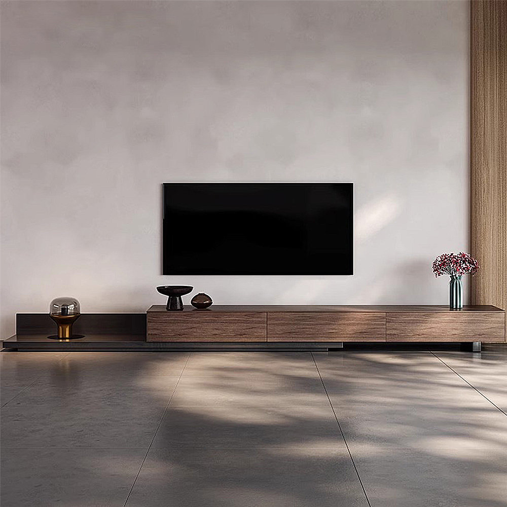 Hokku Designs Retro Minimalist Expandable TV Stand Floor Cabinet | Wayfair
