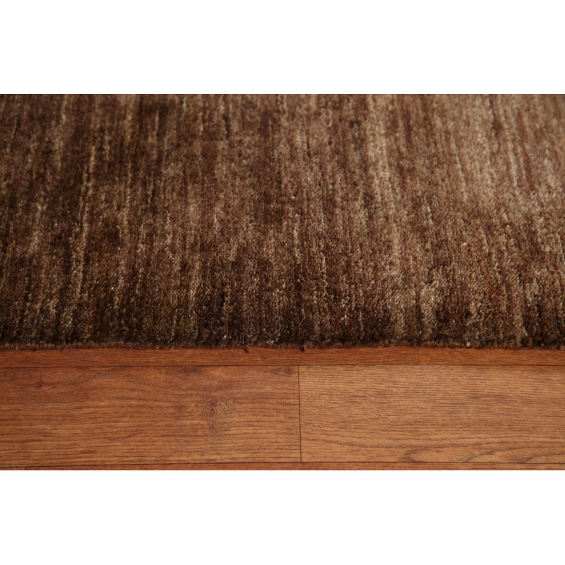 Tapis unique en laine noué à la main 5 pi 9 po x 7 pi 10 po nouvel âge Amarion