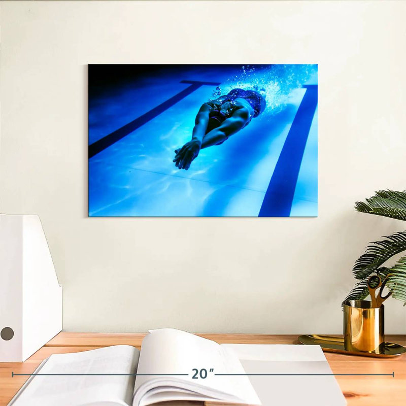 Female swimmer Sireci, H 8 po x l 12 po