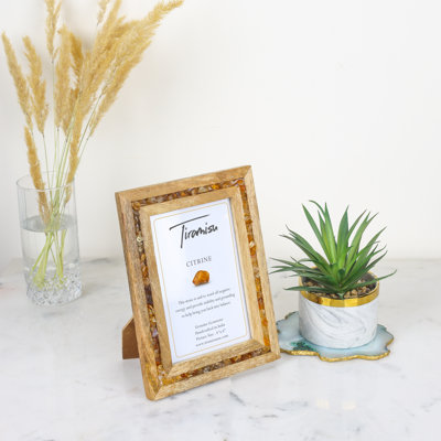 Tysan Wood Beaded Picture Frame