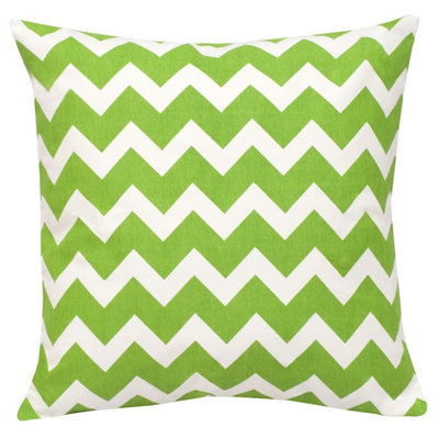  Coussin en coton à chevrons