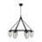 6 - Light Outdoor Chandelier