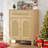 Storage Cabinet with Rattan Doors-119376328
