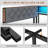 Corner Bed Frame with 2 Drawers and Storage Bookcase, Daybed with Charging Station and LED Lights-887620061