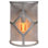 Izmir 1 - Light Dimmable Deep Ocean Flush Mounted Sconce