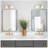 Wall Mirror Rectangular Mirror Metal Framed Mirror Vanity Mirror Dressing Mirror, For Bathroom, Living Room, Bedroom Wall Decor