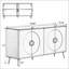 Armoire de rangement Buffet Modern-890934875-890934865