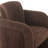 Becca Upholstered Rolling Dining Arm Chair-1596572893