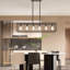 Luminaire suspendu linéaire 6 lumières Rast-1313219525
