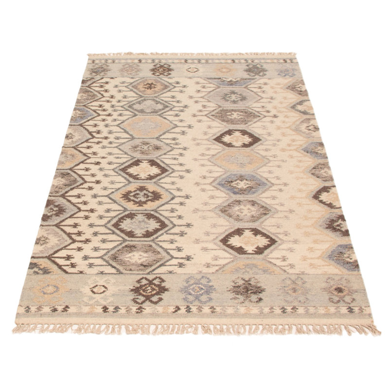 Ankara FW Cream Kilim 5'1" x 8'2"
