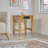 SOLID WOOD END-TABLE/NIGHTSTAND  WITH CHARGING STATION, TWO POWER OUTLETS & USB TYPE-A, TYPE-C CHARGING PORTS-482718086