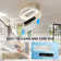 Nubble 20" Boho Caged Ceiling Fan with Lights Flush Mount, Low Profile Rattan Ceiling Fans