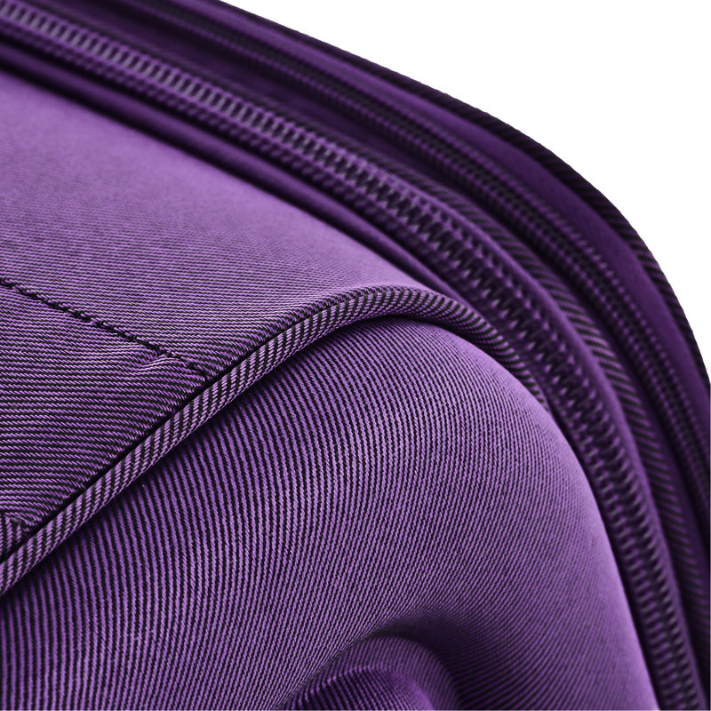 Valise extensible mauve 3P - Valise avec poignée 3 pièces