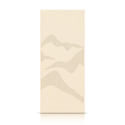 Porte standard à panneaux en bois
