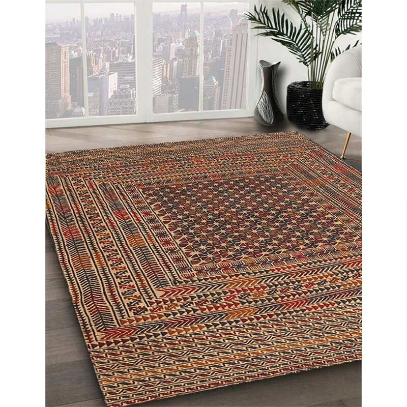 Amaar Oriental Indoor Rug, Square 3'