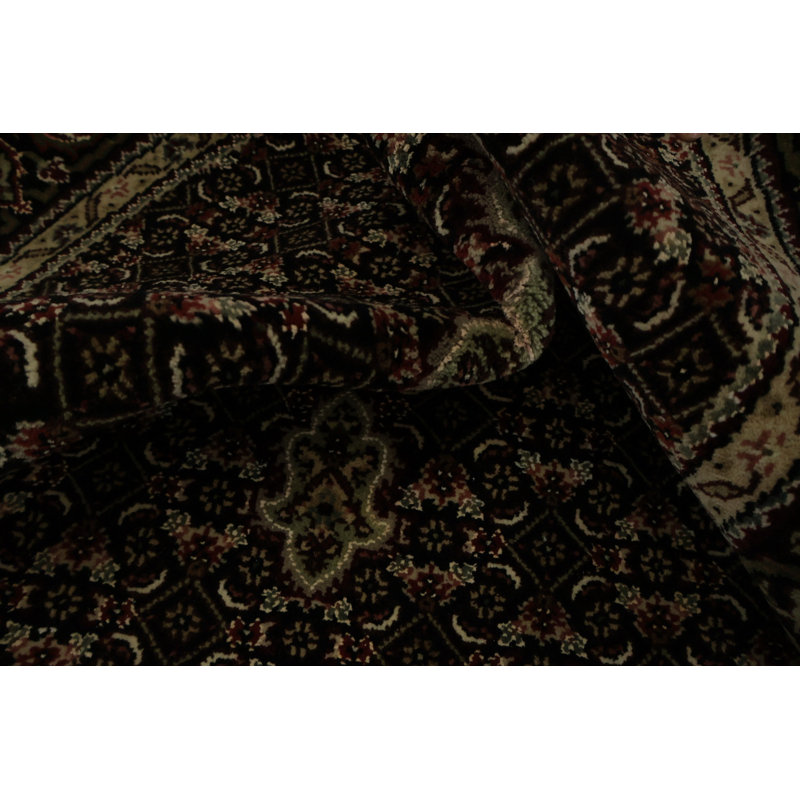 Tapis rond noir Luxury Luxury