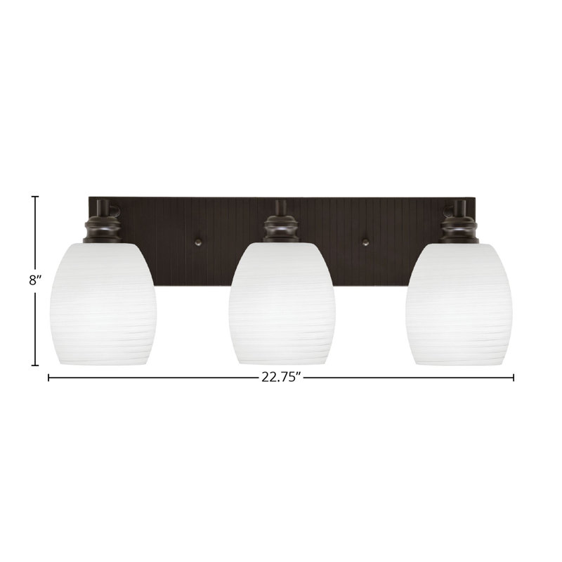 Jarquis 3 - Light Vanity Light, White, Espresso