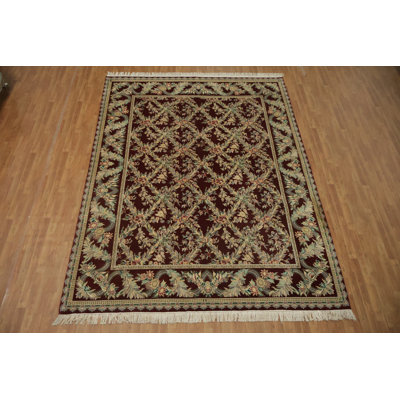 Vegetables Dye Floral Aubusson Chinese Area Rug 9x12
