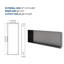 Niche de douche en acier inoxydable