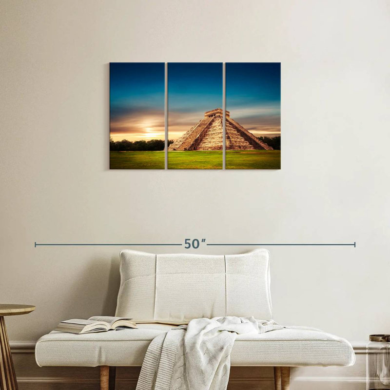 Pyramide Adella Chichen Itza, H 20 po x l 33 po