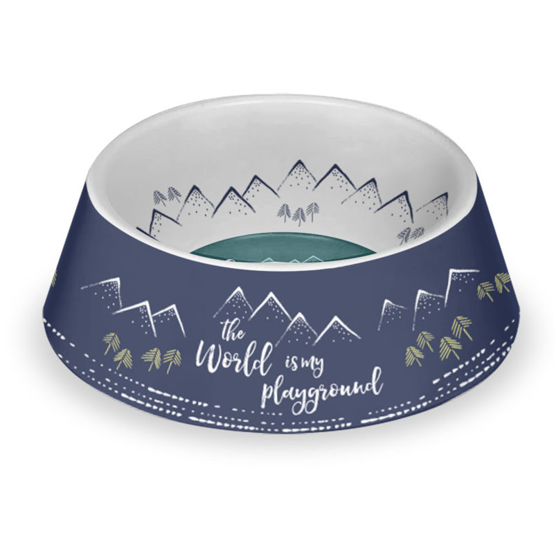 Playground Anti-Skid Pet Bowl, Large (4.75 cups / 38 fluid oz), 3.1"