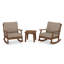 Ensemble de chaises berçantes 3 pièces Braxton-68603093-68603092