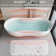 67" x 31.5" Oval Soaking Tub with Chrome Overflow and Quick Drain