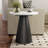 Housel Faux Marble Round End Table