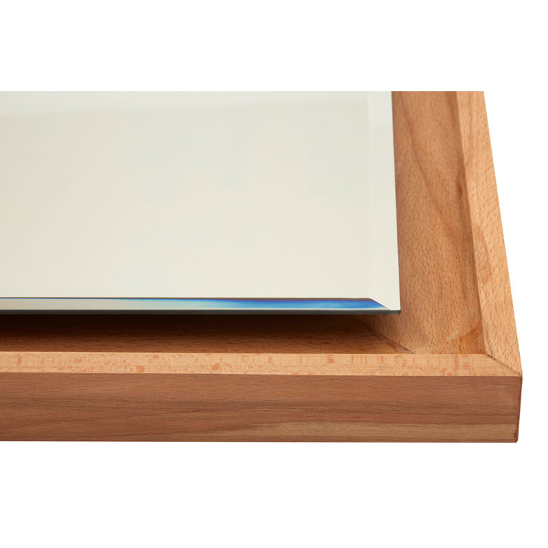 Angelica Solid Wood Flat Wall Mirror