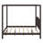 Canopy Platform Bed With Headboard-1332459163