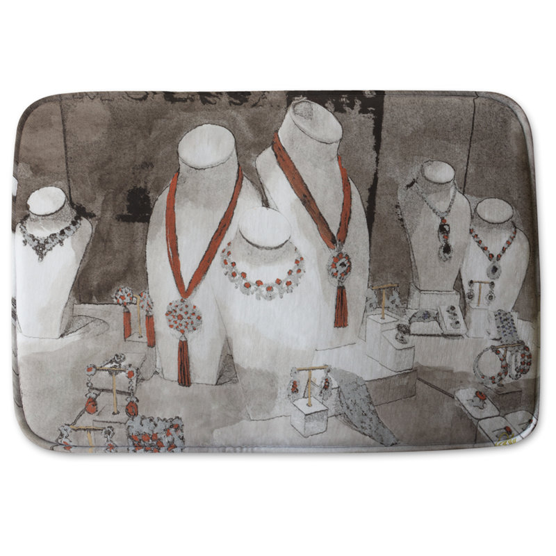Penney Memory Foam Non-Slip Bath Mat
